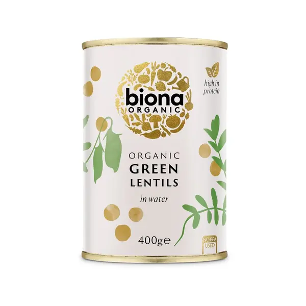 Linte verde la conserva bio 400g Biona