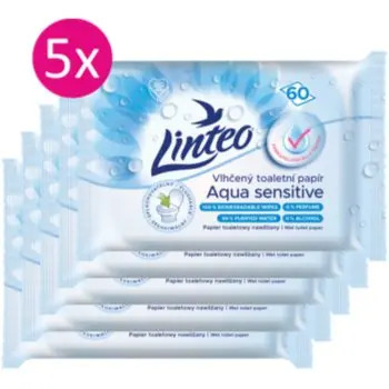 Linteo Aqua Sensitive hârtie igienică umedă