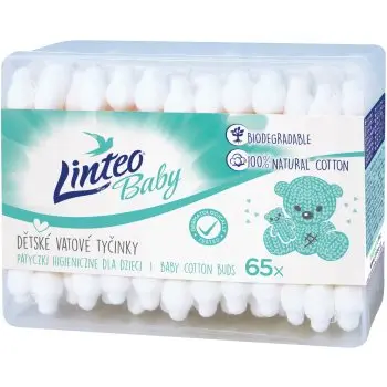 Linteo Baby bețișoare din bumbac pentru copii