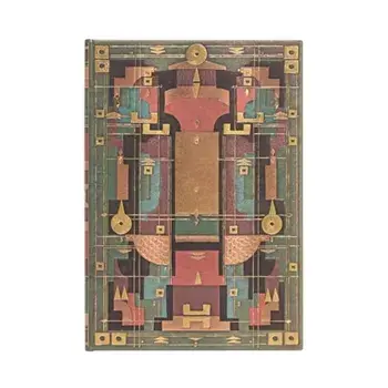 Lion's Den (Sybil Pye Bindings) Midi Unlined Hardcover Journal, Hardback/Paperblanks