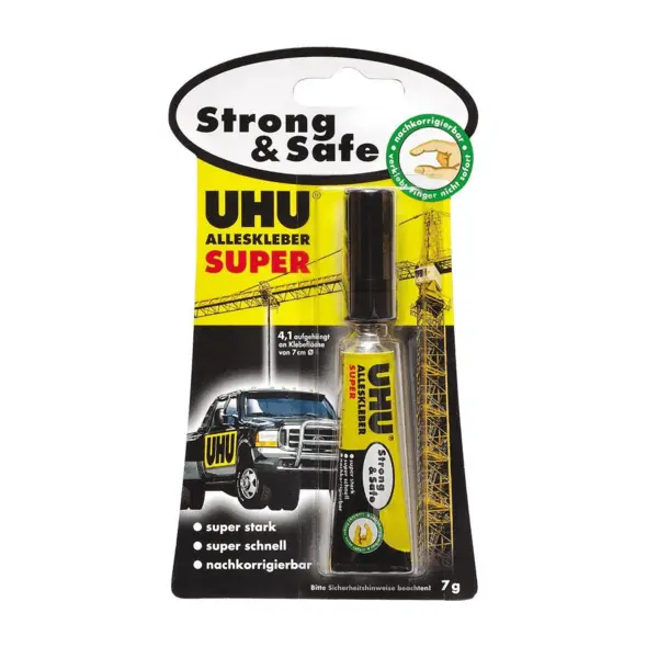 Lipici adeziv universal 7g UHU Super Strong&Safe Lipici adeziv universal 7g UHU Super Strong&Safe