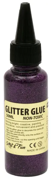 Lipici cu brocart Em Art - Violet(50 ml)