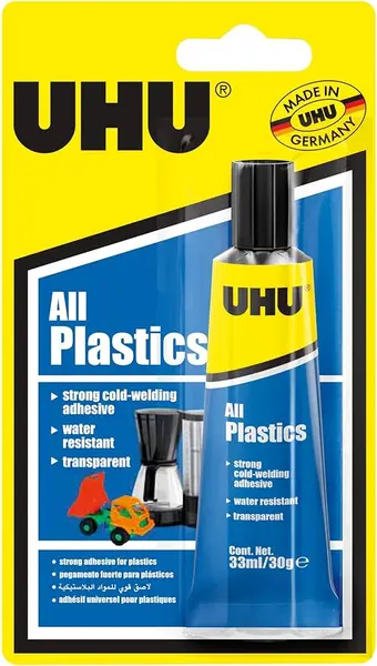 Lipici pentru plastic UHU - 30 ml, transparent