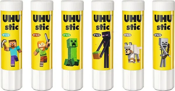 Lipici solid Uhu Back To School - 8 g, sortiment