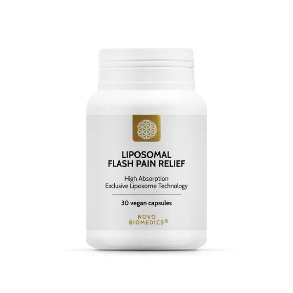 Liposomal Flash Pain Relief, 30 capsule vegetale, Novo Biomedics