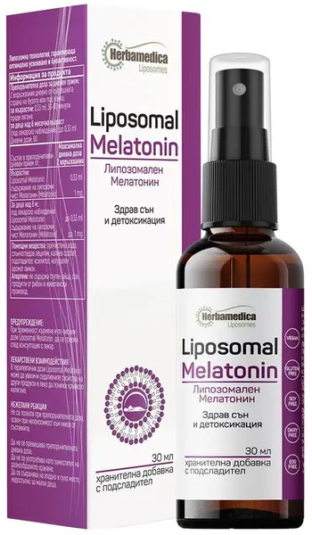 Liposomal Melatonin Spray, 30 ml, Herbamedica