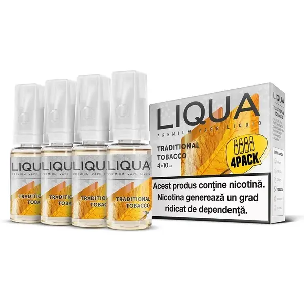 Liqua 10ml - 4 Pack-Apple-0.60 %
