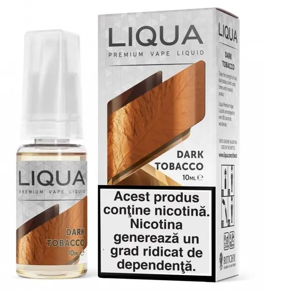 Liqua Elements 10ml - Dark Tobacco-12mg*