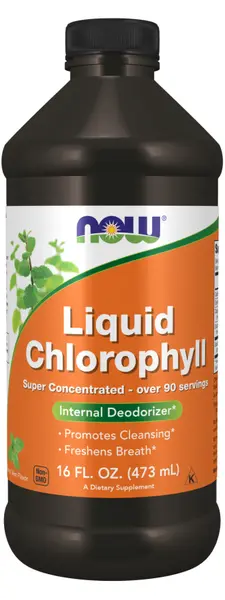 Liquid Chlorophyll & Mint, 473 ml, Now