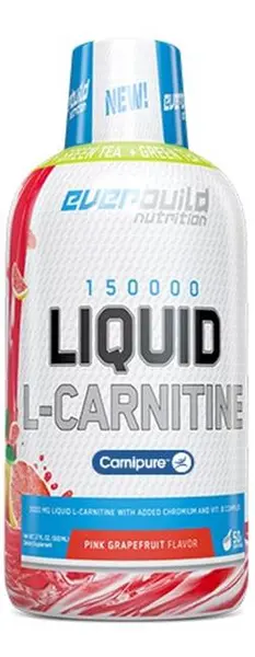 Liquid L-Carnitine + Green Tea, grapefruit, 500 ml, Everbuild