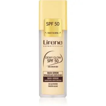 Lirene Base Dewy Glow Fundatia serului lucios SPF 50