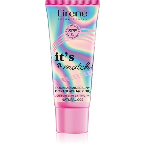 Lirene Mineral creama minerala SPF 15 natural pod make-up 30 ml