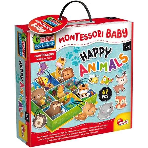 LISCIANI Cutiuta Montessori - Animalutele in mediul lor