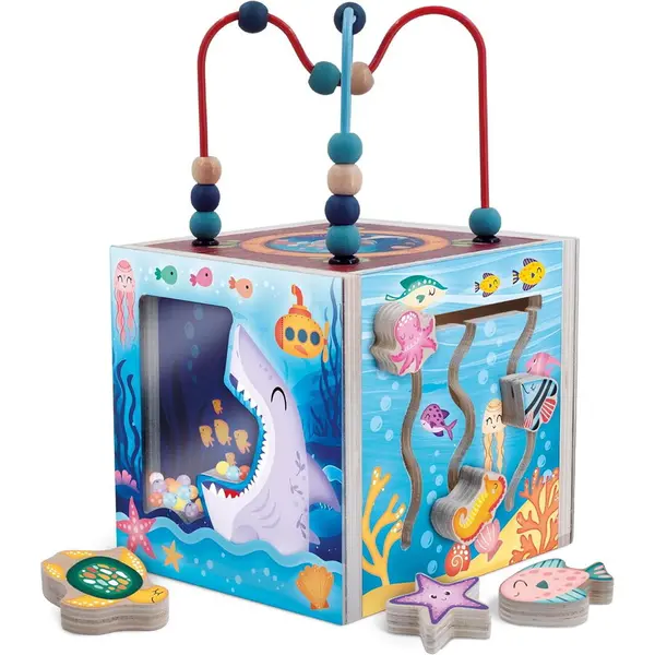 LISCIANI Joc LISCIANI Cub senzorial Montessori - Oceanul vesel, Joc educativ, 3+ ani