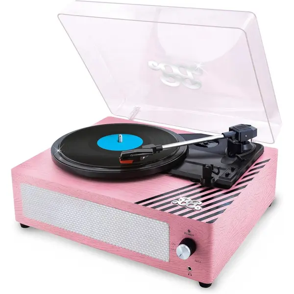 LISCIANI Pick-up LISCIANI Barbie Party - PartyMaker, Bluetooth, Baterie 1250 mAh, Microfon inclus, Efecte luminoase