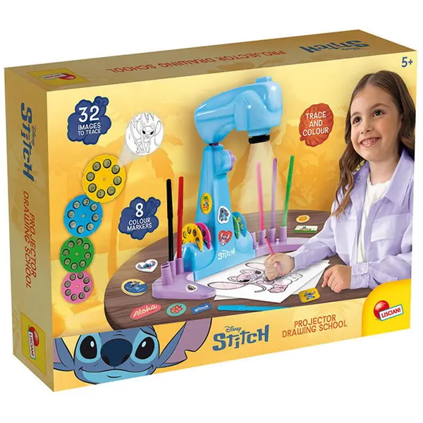 LISCIANI Proiector pentru desen - Stitch, varsta 5+
