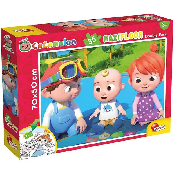 LISCIANI Puzzle de colorat maxi - Cocomelon (35 piese)