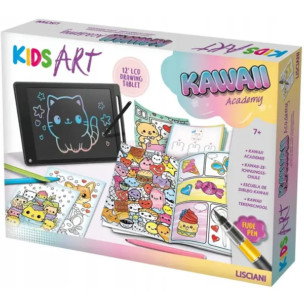 LISCIANI Set pictura si desen LISCIANI Kids Art Drawing Tablet - Kawaii Academy