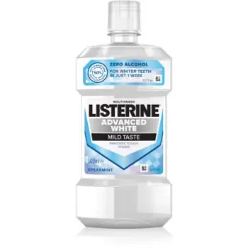 Listerine Advanced White Mild Taste apa de gura pentru albire