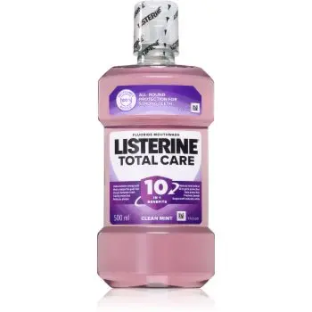 Listerine Total Care Clean Mint Apa de gura pentru protectia completa a dintilor 10 în 1