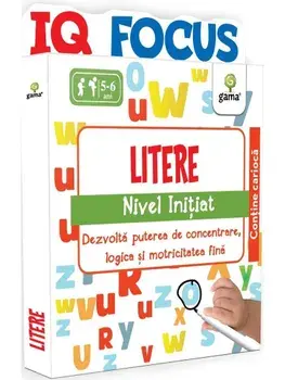 Litere. Nivel Initiat. Dezvolta puterea de concentrare, logica si motricitatea fina/***