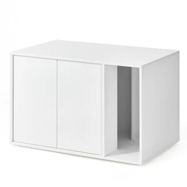 Litiera Alb Songmics 80x50x53 cm