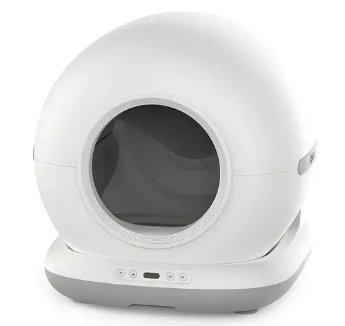 Litiera Automata iHunt Smart Cat Litter V7 Camera, Wi-Fi, Senzori, Camera video, Aplicatie Smart (Alb)