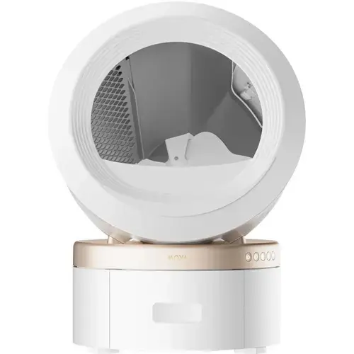Litiera pentru pisici Mova Smart LR10 Prime, Filtru carbon, Wireless 2.4Ghz (Alb)