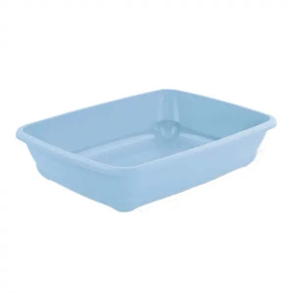 Litiera pentru pisici MPB Birba Mini, 30x31x9h cm, Albastru