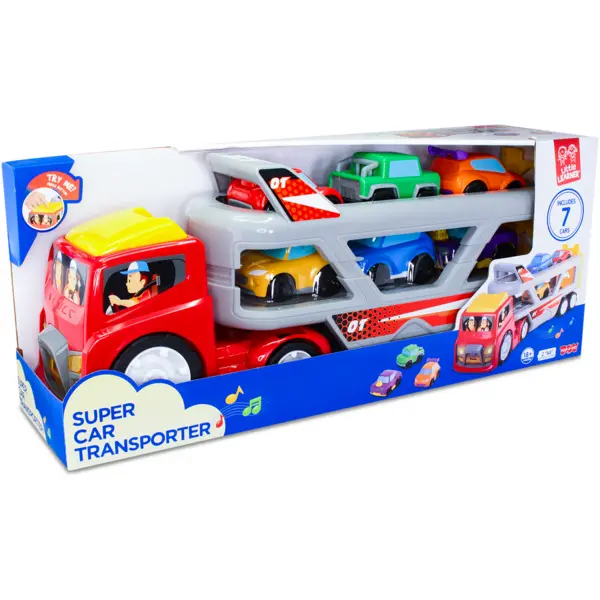 Little Learner Jucarie interactiva - Camion cu platforma auto