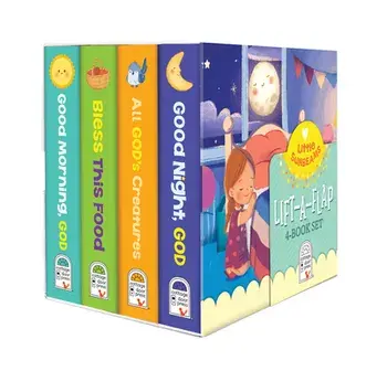 Little Sunbeams Religious Lift-A-Flap 4-Book Set, Board book/***