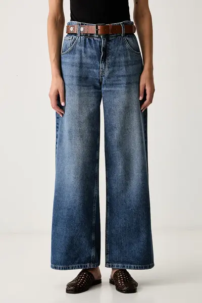 Liu Jo blugi wide leg pentru femei