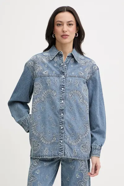 Liu Jo cămașă pentru femei, din denim