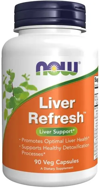 Liver Refresh, 90 capsule vegetale, Now