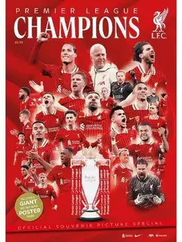 Liverpool FC CHAMP20NS - Premier League winners 24/25. Official LFC magazine, Paperback/Liverpool FC