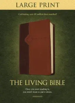 Living Bible-LIV-Large Print, Hardcover/Tyndale