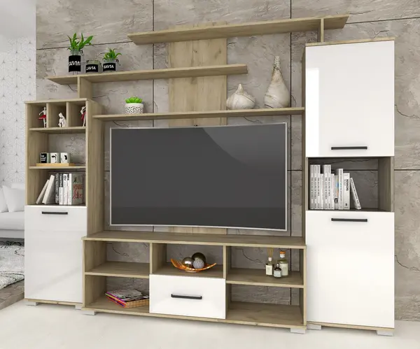 Living Joy, Stejar K02/MDF Alb