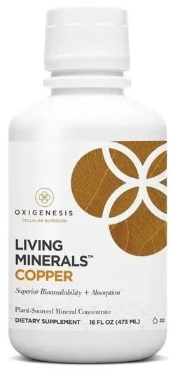 Living Minerals Copper, 473 ml, Oxigenesis