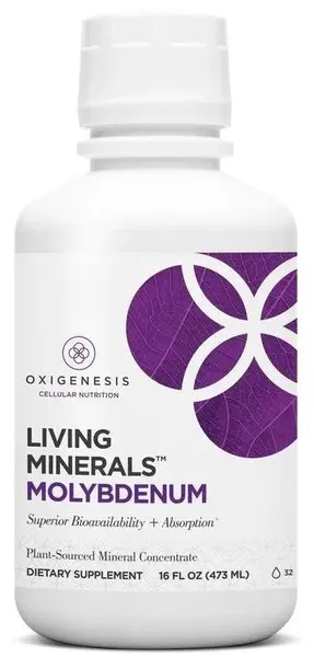 Living Minerals Molybdenum, 473 ml, Oxigenesis