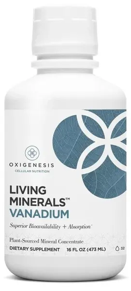 Living Minerals Vanadium, 473 ml, Oxigenesis