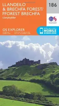 Llandeilo and Brechfa Forest. September 2015 ed, Sheet Map/Ordnance Survey
