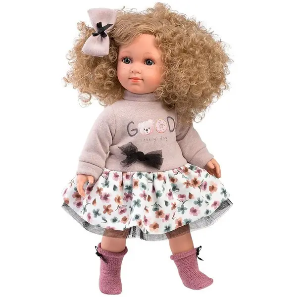 LLORENS Papusa Llorens - Elena, cu rochie din flori, 35 cm