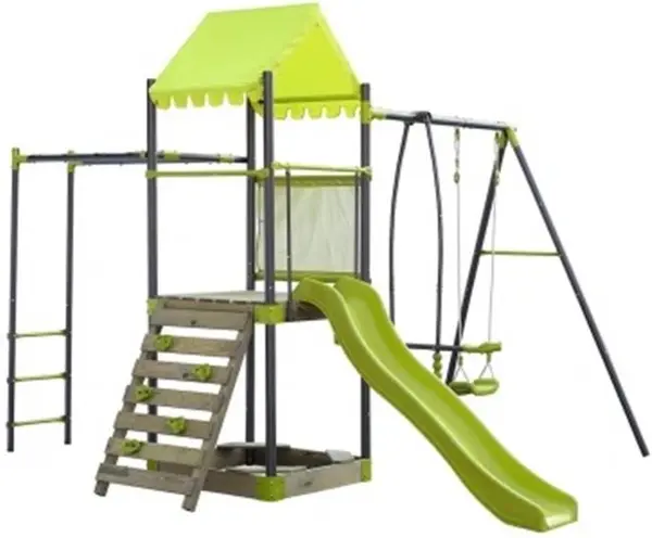 Loc de joacă pentru copii Sonne – ActiveNest, cu leagăne și tobogan