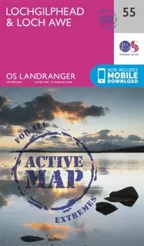 Lochgilphead & Loch Awe. February 2016 ed, Sheet Map/Ordnance Survey
