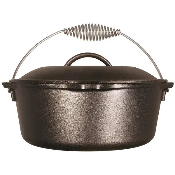 Lodge Ceaun din fonta cu capac - cuptor olandez Lodge 25,4 cm 4,7 litri L-8DO3