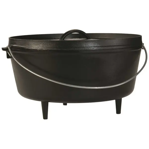 Lodge Ceaun din fonta cu capac - cuptor olandez Lodge 36 cm 9,5 litri L-14DCO3