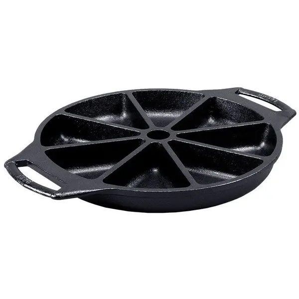 Lodge Tava rotunda din fonta cu 8 triunghiuri pentru tarta Lodge 22,7 cm L-BW8WP