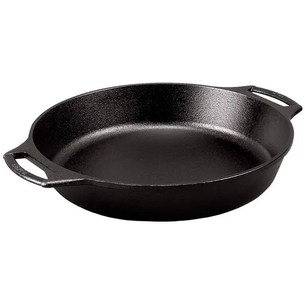 Lodge Tava rotunda din fonta cu manere tip tigaie Lodge 26 cm L-BW10BSK