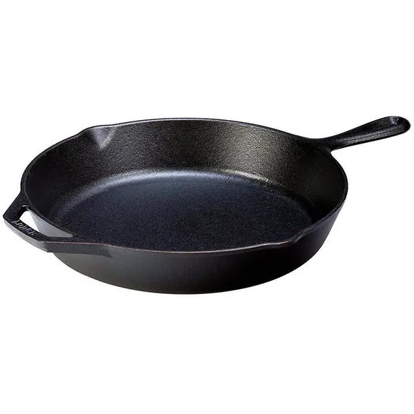 Lodge Tigaie adanca rotunda din fonta cu maner Lodge 30,5 cm L-10SK3