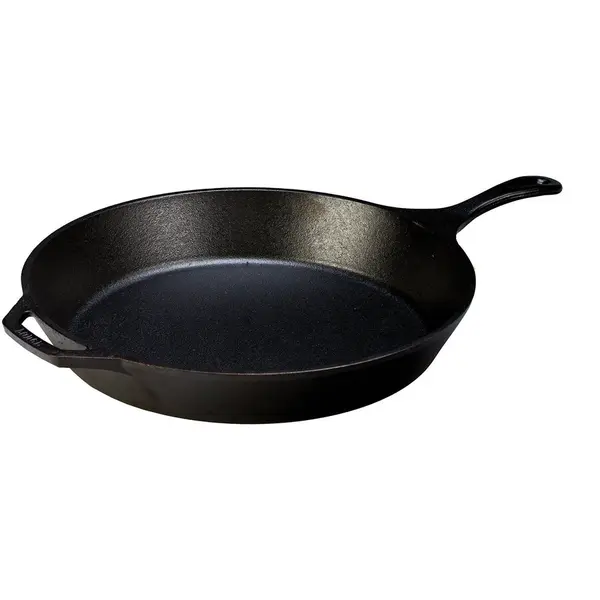 Lodge Tigaie adanca rotunda din fonta cu maner Lodge 38 cm L-14SK3